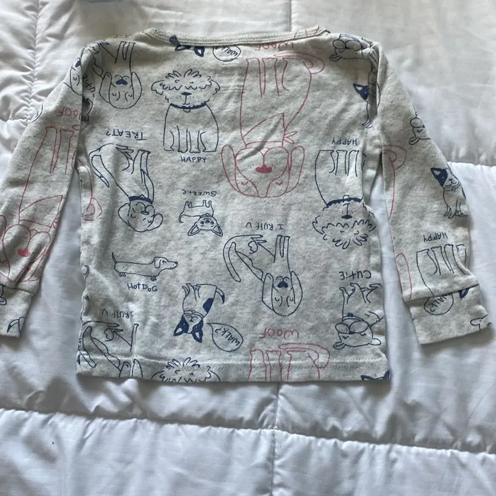 Charters- girls dog pajamas- 2 piece- size 24 months